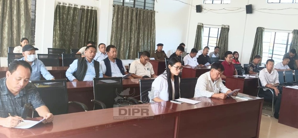 Section of the gathering during the Kiphire DPDB meeting held on October 20. (DIPR Photo)